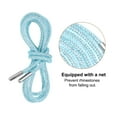thumbnail image 3 of Uxcell 2 piezas de cordones de zapatos con rhinestones de 55" Cuerdas de drawstring de diamante para reemplazo de zapatillas, azul lago, 3 of 6
