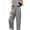 White, variant on Czanzd Women's Cotton Gingham Two-Piece Outfit,Khaki,Size S
