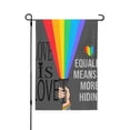 thumbnail image 1 of XMXY Rainbow Love Garden Flags Double Sided,Farmhouse Holiday Yard Outdoor Sign Decor Flag, 12.5"x18" inch, 1 of 8