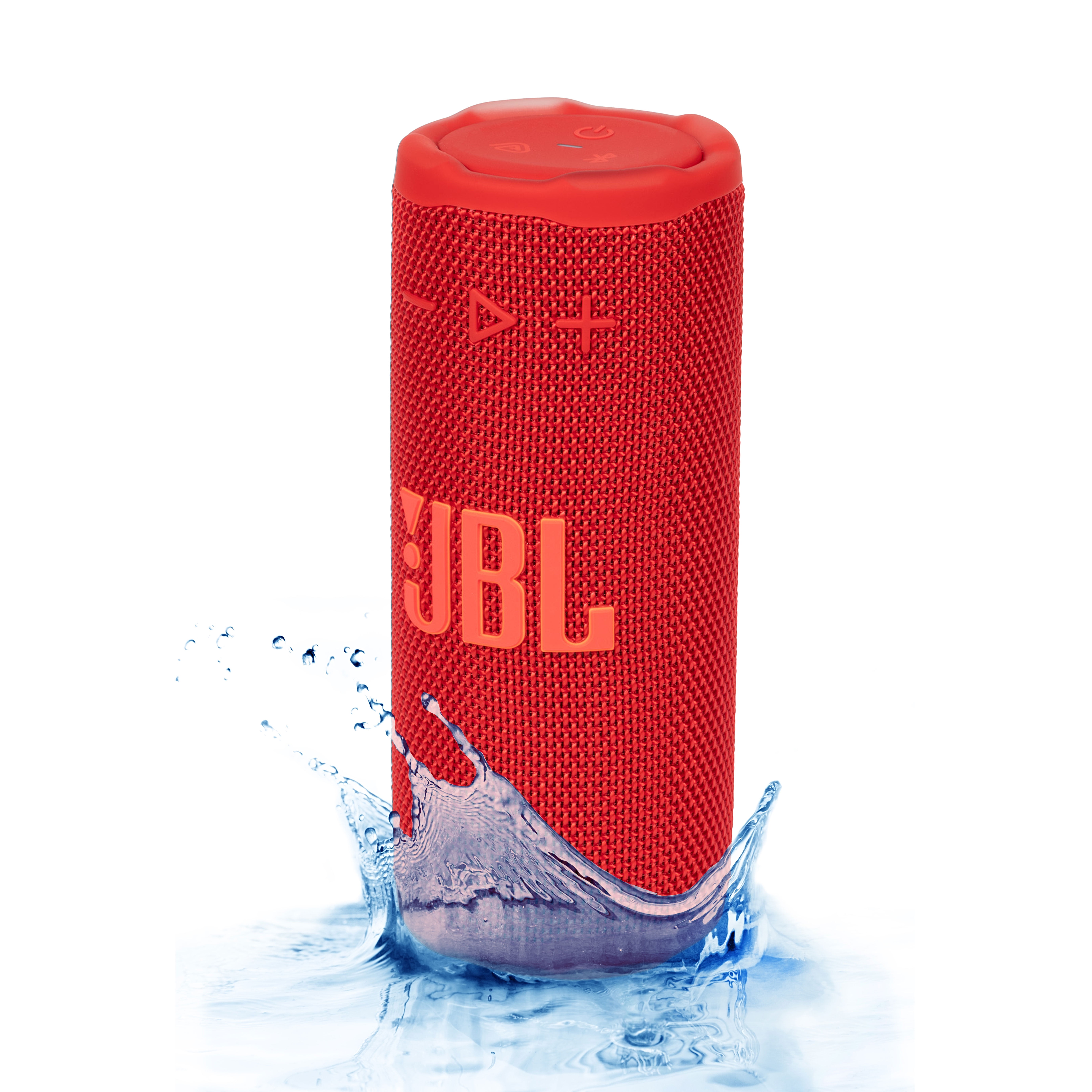 JBL Grip Portable Bluetooth Speaker Red (JBLGRIPRD) – IP68 Waterproof & Dustproof | Bluetooth 5.4 | AI Sound Boost | 14-Hour Battery | Includes Carrying Case & Cleaning Cloth