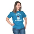 thumbnail image 4 of Llater Losers Nerdy Geeky Cute Llama Men's Graphic T Shirt Tees Brisco Brands 5X, 4 of 6