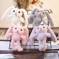 thumbnail image 4 of MesaSe Plush Pendant Drawable Anti-deform Non-shedding Full Filled Easy to Hang Rabbit 30cm Backpack Doll Pendant Key Accessory, 4 of 10
