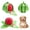 watermelon, variant on Nocciola 5-in-1 Orange Dog Enrichment Toys, 4 Orange Slices with a Peel Snuffle Mat for Treats Hunting Fun, Squeaky Hide and Seek Puzzle Dog Toy for Medium Dogs