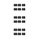 thumbnail image 3 of Calcetines invisibles de moda Qarigey 6 pares transpirables color Type1 NO1, 3 of 6
