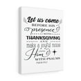 thumbnail image 4 of Scripture Walls Psalm 95:2 Let Us Come Bible Verse Canvas Christian Wall Art Ready to Hang Unframed, 4 of 13