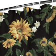 thumbnail image 3 of Waterproof Cute Sunflower Colorful Shower Curtain 72x72 Inch Boho Style Polyester Unique Shower Curtain for Bathroom Hotel Home Decor with 12 Plastic Hooks, 3 of 5