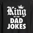 thumbnail image 3 of Instant Message - King Of Dad Jokes - Men's Long Sleeve T-Shirt, 3 of 6