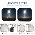 thumbnail image 6 of Daiia Peggy's Cove Lighthouse 2PCS Car Windshield Sun Shade, Foldable Sun Shield for Car Front Window, Auto Sun Blocker Visor Protector Universal for Truck SUV Pickup-Small, 6 of 7