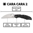 thumbnail image 5 of Cuchillo Spyderco BY03PBKWC2 Cara Cara 2 Wharncliffe 21,8 cm, 5 of 5