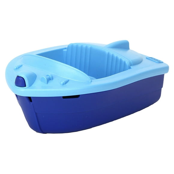 Green Toys Sport Boat Bath Toy, for Baby/Toddler, Made from 100% Recycled Plastic for Children 6 mo+