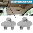 thumbnail image 2 of 2x Sun visor hook holder clips for Audi A1 A3 A4 A5 Q3 Q5 Black 8W0857562A Best Q2R5, 2 of 9