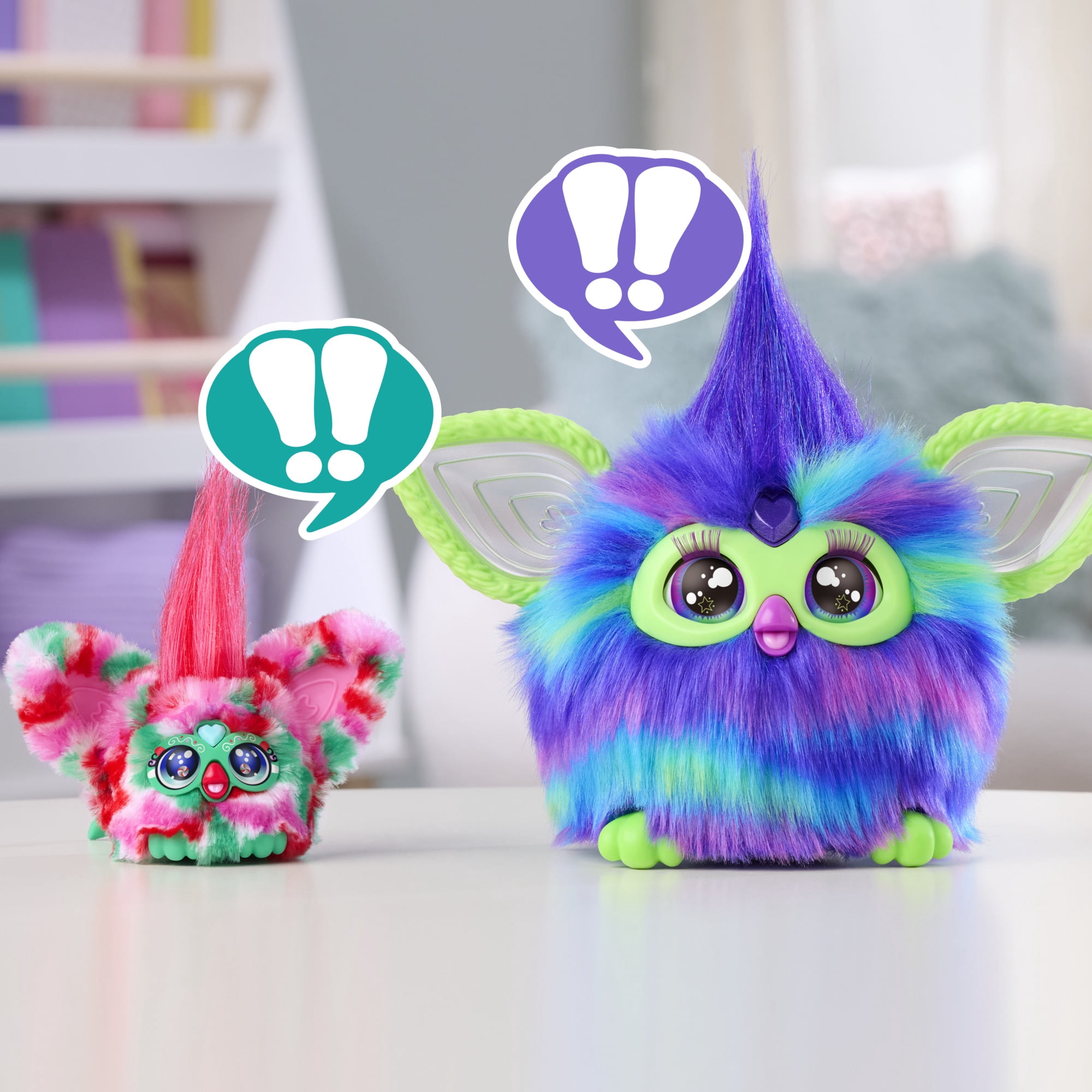 Furby Furblets Pep-Mint Mini Holiday Friend, Electronic Plush Toy