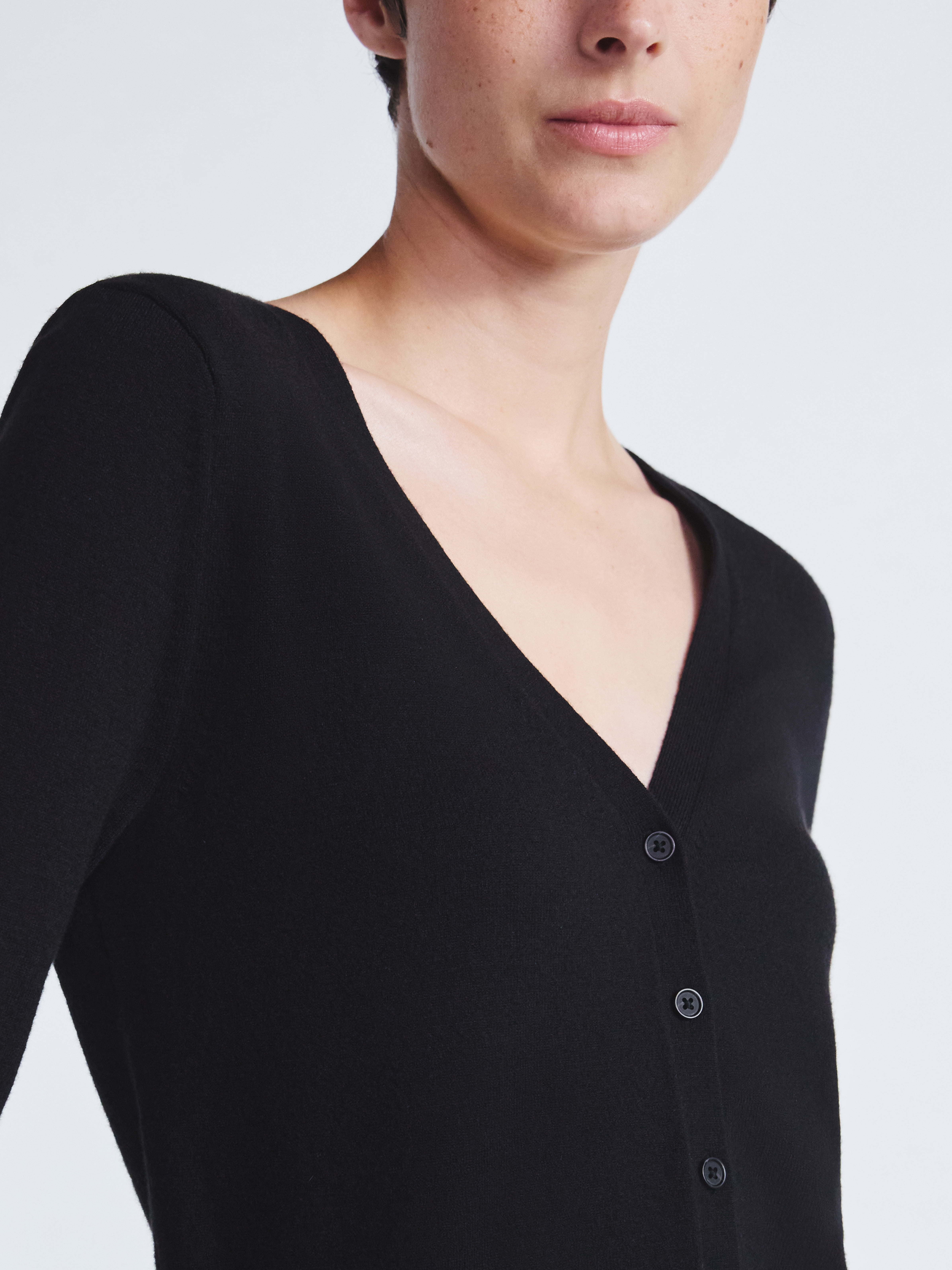 Scoop Women's and Women’s Plus V Neck Cardigan Sweater, Lightweight, Sizes XS-4X