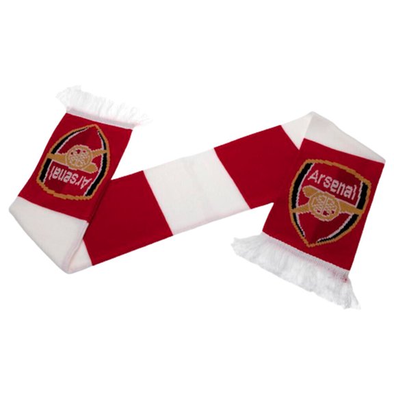 Arsenal FC Bar Scar Knitted Jacquard Winter Scarf