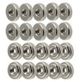 thumbnail image 1 of OULII 30Pcs Silver Carbon Steel Thumb Nuts for Connector Components Locking Nut Fastening, 1 of 5