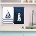 thumbnail image 6 of 4Pcs Nautical Kitchen Towel Navy Blue Waffle Dish Towels 18 x 26 Inch Summer Ocean Hand Drying Tea Towel for Cooking Baking Cleaning, 6 of 6