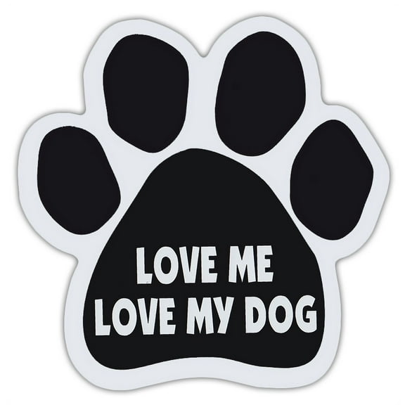 Dog Paw Shaped Magnets: Love Me, Love My Dog | Dogs, Gifts, Cars, Trucks