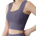 thumbnail image 1 of Women Full Coverage Bra Yoga Bra Woman Sexy Top Bra No Rims Underwears Base Vest Style Sports Base Underwears Features:, 1 of 8