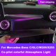 thumbnail image 2 of Luz LED ambiental para coche, luz de ambiente colorida para modificación Interior, accesorios para coche, para mercedes-benz C/GLC/W205/X253 copiloto, 2 of 5