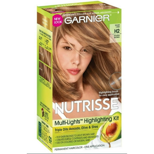 Garnier Nutrisse Haircolor - Multi-Lights H2 Golden Blonde 1 Each (Pack ...