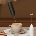 thumbnail image 3 of Milk Frother under $5! CQCYD Electric Handheld Milk Foam Maker for Latte Cappuccino, Mini Whisk Drink Mixer for Coffee Hot Chocolate Battery Operated, 3 of 9