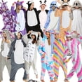 thumbnail image 2 of Pijamas de unicornio para mujer y adultos, ropa de dormir cálida, disfraces de Anime, mono de dibujos animados, Unisex, Stitch, Kigurumi, invierno, nuevo, 2 of 4