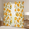thumbnail image 2 of Feelyou Romantic Yellow Rose Black Out Curtains, Rustic Flower Floral Curtains Pack of 2 (42x63 Each), Simple French Fashion Bedroom Curtains, Curtains and Drapes Decor, 2 of 6