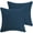 Blue, variant on Unique Bargains 2-Pack Solid Waterproof Decorative Throw Pillow Covers Green 20" x 20"