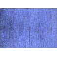 thumbnail image 1 of Ahgly Company Machine Washable Indoor Rectangle Oriental Blue Industrial Area Rugs, 4' x 6', 1 of 4