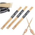 thumbnail image 1 of YDGAKN Baquetas para Tambor 3 Pares, Baquetas 5A Profesionales, Baquetas para Bateria 5A Profesional, 1 of 7