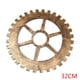 thumbnail image 1 of Steampunk Gear Wheel Casa Bar Art Craft Decoración de pared Bar Madera Adorno colgante de pared, 32cm, Dorado Inevent JJ19182-03, 1 of 6