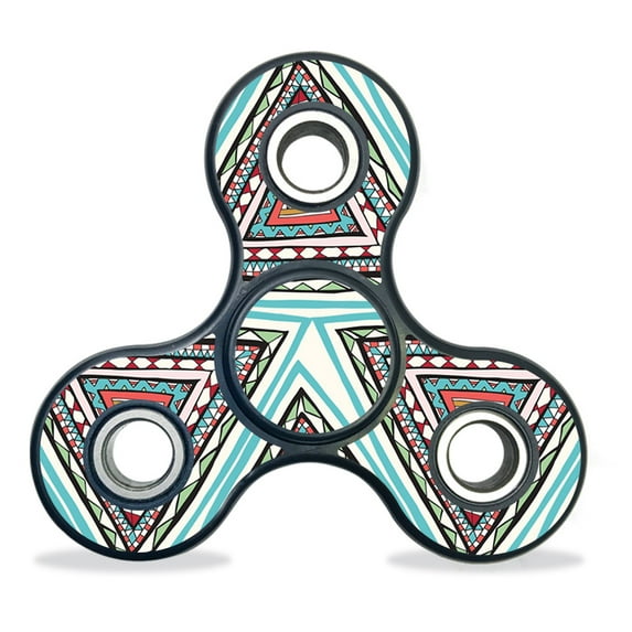 Skin Decal Wrap Compatible With Fidget Spinner Hand Tri Fydget toy Sticker Design Aztec Pyramids