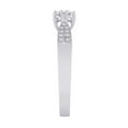 thumbnail image 4 of KATARINA 14K White Gold 1/3 cttw Solitaire Diamond Engagement Ring (G-H, SI2-I1), 4 of 5