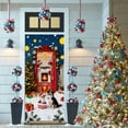 thumbnail image 2 of Décorations de Noël Intérieures 35 X 71 Po Housse de Porte de Noël Rideau de Porte de Noël Jour de Noël Décoration de Porte et Mur Décoration de Fête de Festival Décorations de Porte de Noël, 2 of 6