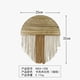 thumbnail image 1 of Nvzi Decoración bohemia para colgar en la pared con macramé, adorno de madera bohemio con borla larga, arte de pared para dormitorio, guardería, sala de estar, regalo, E, 1 of 4