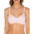 thumbnail image 2 of Fruit of the Loom Women's Lightly Padded Wirefree Bra, 2 Pack, 2 of 5