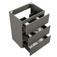thumbnail image 4 of Floor cabinet WITHOUT basin,Gray color,With three drawers, 4 of 6