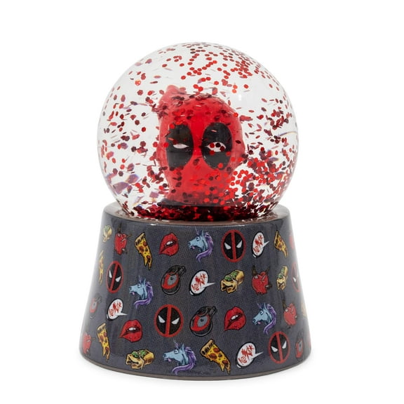 Marvel Deadpool 3-Inch Mini Light-Up Snow Globe
