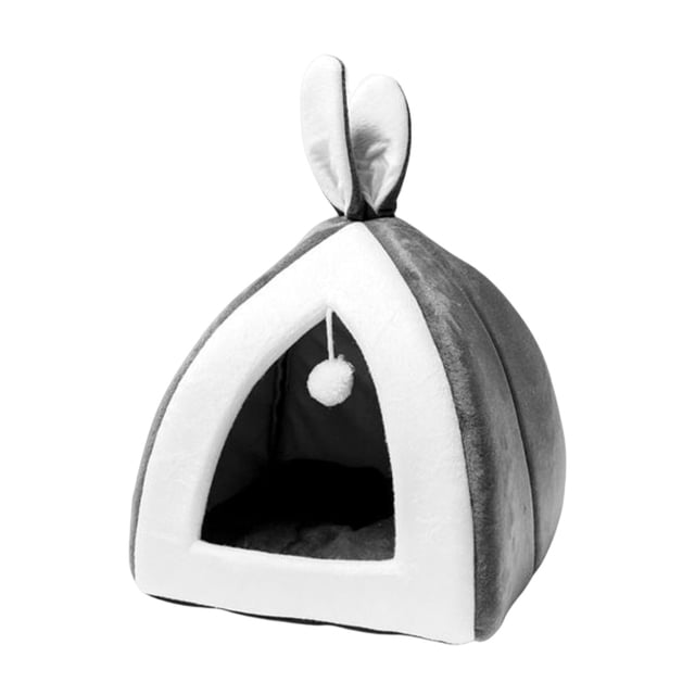 Gato cama casa autocalentamiento perrera manta nido suave antideslizante gatos cueva tienda XL48X48X50CM jinwen peluche perros cama gato
