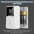 thumbnail image 5 of Smart Wireless Remote Video Doorbell, Smart Video Doorbell Home Intercom HD Night Vision WiFi Smart Auto Storage, 5 of 5