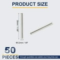 thumbnail image 2 of Uxcell Goupille à Ressort Fendue en Acier Inoxydable 304 Rouleau Fendu pour Amélioration de la Maison Réparation de Machine Automobile 1/8 Pouces x 1-3/8 Pouces (3.2mm x 35mm) 50, 2 of 7