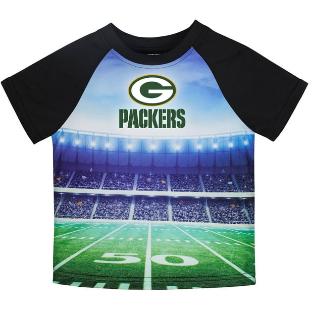 Infant Gerber Black Green Bay Packers Stadium T-Shirt ...
