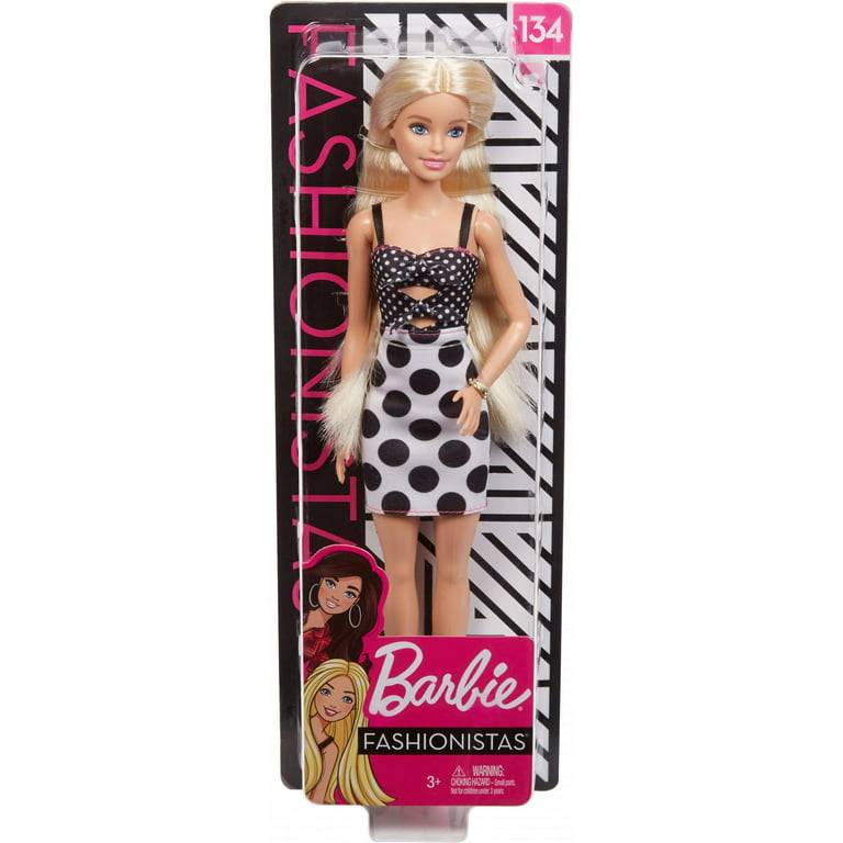 Barbie Fashionistas Doll #134 With Long Blonde Hair 