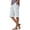 White, variant on Gunia Women'S Capri Pants Knit Pocket Belted Casual Pants For Comfortable Everyday Wear With Functional Pockets Construction Summer Pants