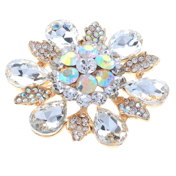 Rhinestone Crystal Brooch