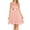 Pink, variant on HONHUZH Cocktail Dresses for Women Sexy V Neck Sleeveless Lace Vintage Dress Sleeveless V Neck Dress