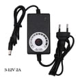 thumbnail image 3 of AC Plug Power Supply Adjustable 60W 5A 3-12V Transformer Adjustable Power Supply Adapter DE, 3 of 5