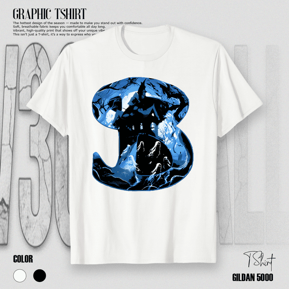 Bucket Squad Haunted Forest Adventure Mystery Scene Unisex T-Shirt V50020, up to size 5XL