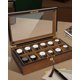 thumbnail image 4 of Uten Caja Para Relojes Con 12 Ranuras, Organizador De Cajas Para Relojes Con Cerradura Dorada Y Llave, Caja De Almacenamiento Para Exhibición De Relojes De Madera Con Cojines Extraíbles Para Relojes,, 4 of 5