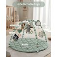 thumbnail image 4 of Tapete de gimnasio Baby Play Blissful Diary, impermeable, de piel vegana, 4 of 7
